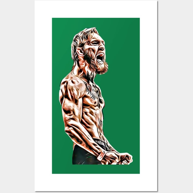 Conor McGregor: Excellence is An Attitude Wall Art by flashbackchamps